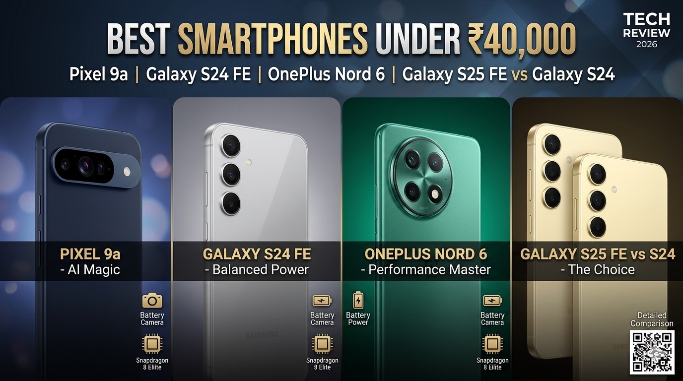 Best Smartphones Under 40000 | Best Phones Under ₹40K