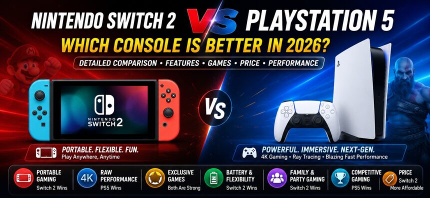Nintendo Switch 2 Vs Playstation 5: Which Gaming Console Is Better In 2026? 1 Nintendo Switch 2 Vs Ps5