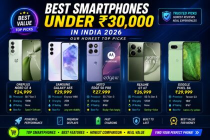 Best Smartphones Under 30000 In India 2026