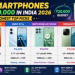 Best Smartphones Under 20000 In India 2026