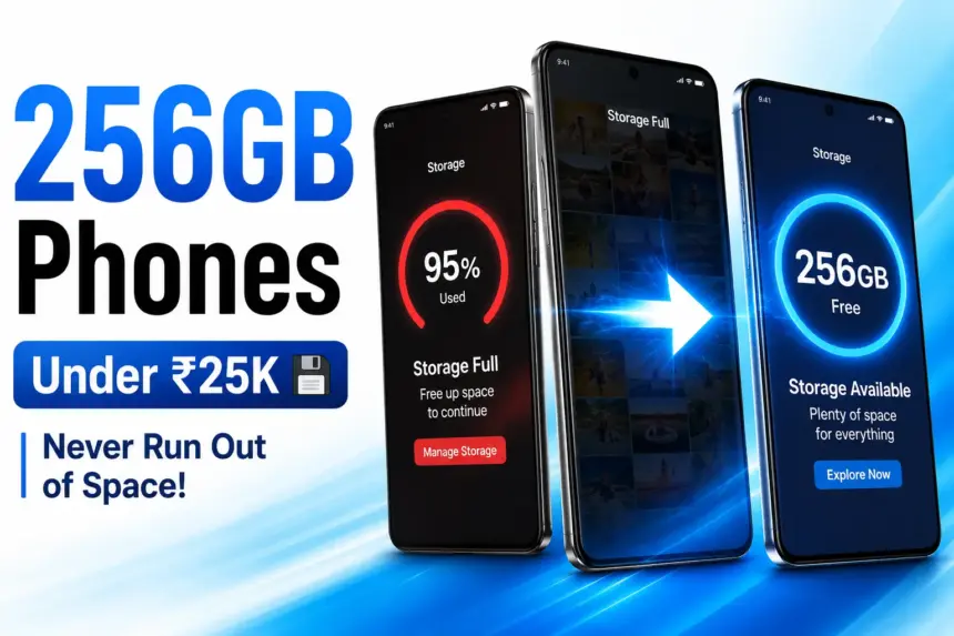 Best Phones With 256Gb Storage Under ₹25,000