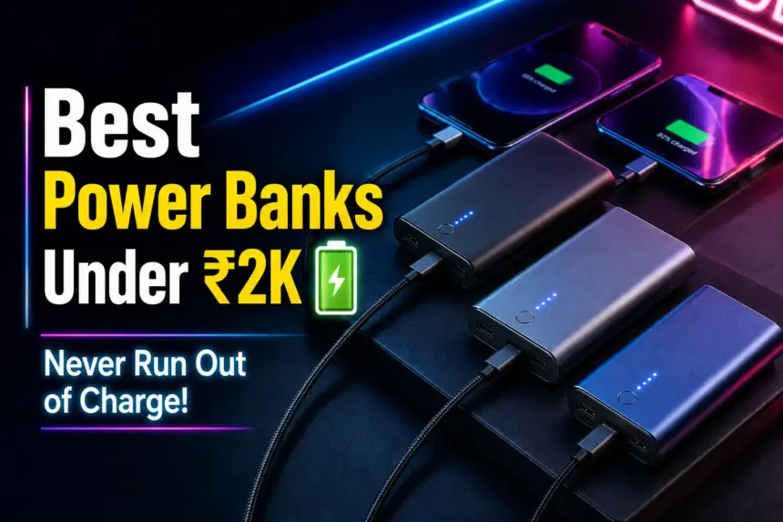 Best Power Banks Under ₹2,000 In India (2026): Top 10 Picks Ranked 1 Best Power Banks Under ₹2,000 In India