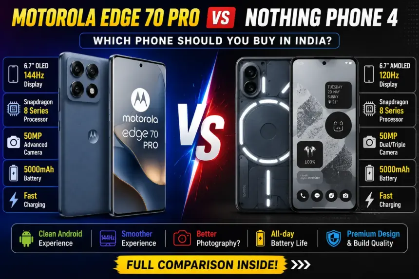 Motorola Edge 70 Pro Vs Nothing Phone 4