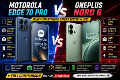Motorola Edge 70 Pro Vs Oneplus Nord 6