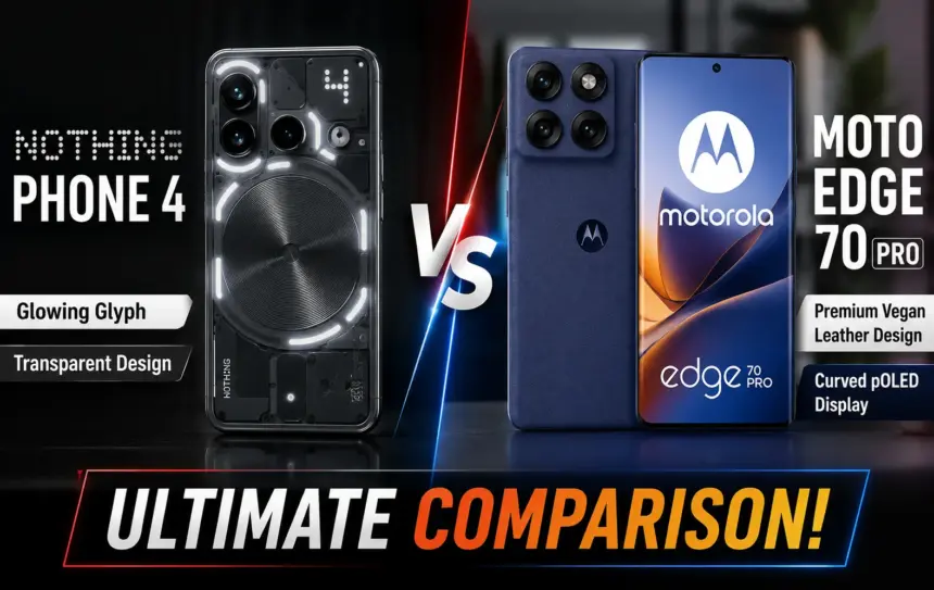 Nothing Phone 4 Vs Motorola Edge 70 Pro: Which One Should You Buy In 2026? 1 Nothing Phone 4 Vs Motorola Edge 70 Pro
