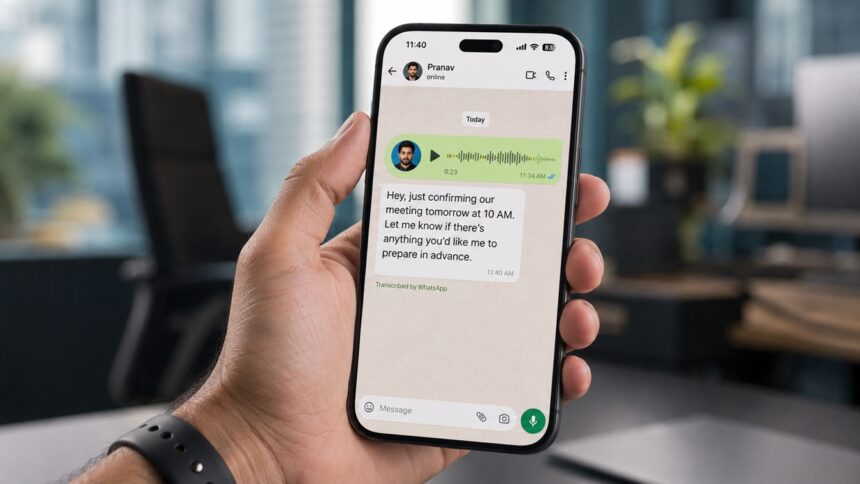 Whatsapp Voice Message Transcripts